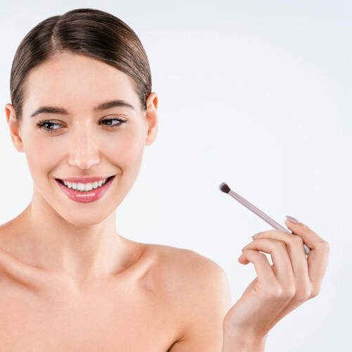 2Stk Premium Double Ended Make-Up Bürste Für Tägliche Nutzung 2