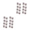16Paires Maillons Manquants Argent Pour Usage Durable 11