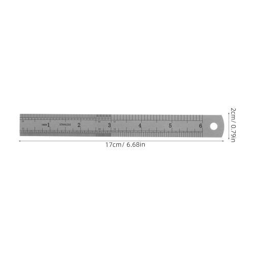 2Sets Kompaktes Lineal Mit Anschlag Für 1