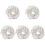 5Stk Dekorative Strasskette, Multifarbig, Robuste DIY Kleid Veredelung 2