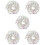 5Stk Dekorative Strasskette, Multifarbig, Robuste DIY Kleid Veredelung 7