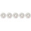5Stk Dekorative Strasskette, Multifarbig, Robuste DIY Kleid Veredelung 8
