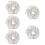 5Stk Dekorative Strasskette, Multifarbig, Robuste DIY Kleid Veredelung 10