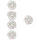 5Stk Dekorative Strasskette, Multifarbig, Robuste DIY Kleid Veredelung 11