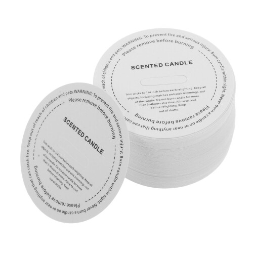 400Pièces Couvercles Protecteurs Papier Pour Bougies DIY 2