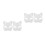 4Pièces Masques Chat Vide Papier Pulp DIY Masquerade Cosplay 5