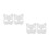 4Pièces Masques Chat Vide Papier Pulp DIY Masquerade Cosplay 9