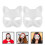 4Pièces Masques Chat Vide Papier Pulp DIY Masquerade Cosplay 10