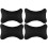 2Pairs Black Car Multifunctional Pillow Neck and Support Cushion 2