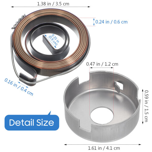 5Sets Versatile Steel Quill Return Coil Springs with Easy Installation 2