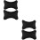 2Pairs Black Car Multifunctional Pillow Neck and Support Cushion 4