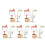 10Pcs Pink Plastic Training Cups Child Drinking Cups Multipurpose Use 9