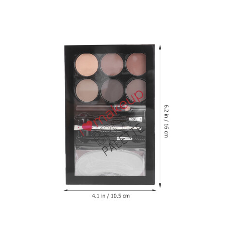 5Sets Damen Augenbrauenpuder Set Langanhaltend 1