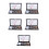 5Sets Damen Augenbrauenpuder Set Langanhaltend 10