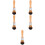 5Pièces Bois Nettoyage Pour Instruments Variés 8