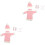2Ensembles Vêtements D'hiver Rose Pour Robe Pull Cocon 5