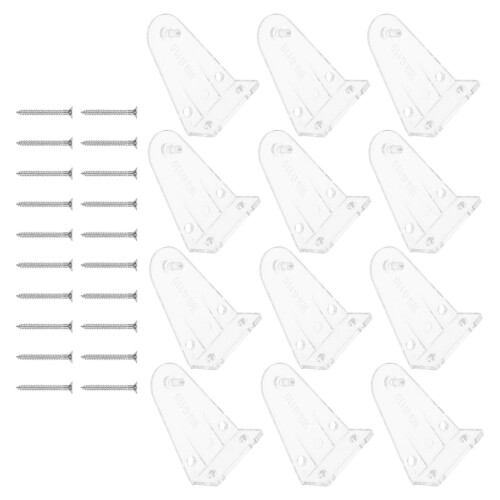 150Pcs Invisible Transparent Window Blind Hold Down Brackets 2