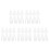 150Pcs Invisible Transparent Window Blind Hold Down Brackets 6