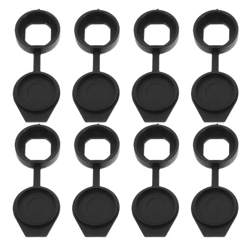 24Pièces Caches Serrure ABS Noir Protection Pour Maison 2