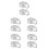 150Pcs Multipurpose Metal Jar Lids Leakproof Silver Canning Caps 5