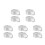 150Pcs Multipurpose Metal Jar Lids Leakproof Silver Canning Caps 6