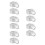150Pcs Multipurpose Metal Jar Lids Leakproof Silver Canning Caps 7
