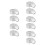 150Pcs Multipurpose Metal Jar Lids Leakproof Silver Canning Caps 8