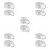 150Pcs Multipurpose Metal Jar Lids Leakproof Silver Canning Caps 9