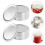 150Pcs Multipurpose Metal Jar Lids Leakproof Silver Canning Caps 10