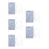 5Sets Portable Acrylic Makeup Mixing Trays with Spatula for Home Use 7