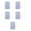 5Sets Portable Acrylic Makeup Mixing Trays with Spatula for Home Use 8