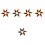 5Pièces Collier Décoratif Halloween Clown, Pour Chat Coloré 5