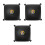3Pièces De Boxe Mural Noir PU Pour Entraînement De Kickboxing 6