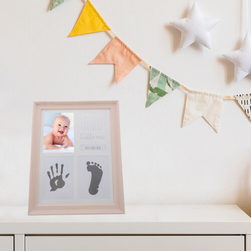 5Sets Baby Hand- DIY Set in Rosa Mit Inkpad 2