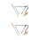 2Pièces Instrument Triangle Métallique Khaki Pour Et Orchestre 4