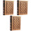 3Pcs Vintage Relief Cover PU Notebook Antique Diary Multi-Color Use 4