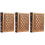 3Pcs Vintage Relief Cover PU Notebook Antique Diary Multi-Color Use 5