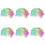 600Pièces Papier Origami Coloré Iridescent Pour 3