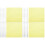 4Sets School Electrostatic Experiment Glass Stick with Silk Cloth Set 3