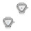 2Pièces Argent Acier Inoxydable Élégante Moderne 8