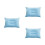 3Pièces Oreiller Épais Bleu, Gonflable Extérieur 3