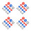 60Pcs Portable Assorted Color Foosball Table Balls for Desktop Games 2