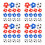 60Pcs Portable Assorted Color Foosball Table Balls for Desktop Games 3