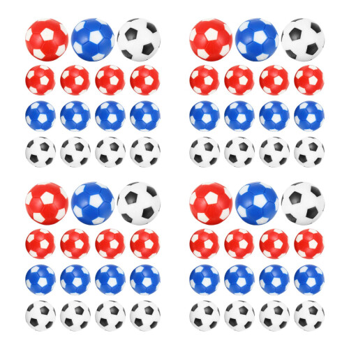 60Pcs Portable Assorted Color Foosball Table Balls for Desktop Games 2