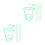 40Pcs Plastic Hospital Drip Bottle Hanging Net Covers Green 4
