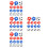 60Pcs Portable Assorted Color Foosball Table Balls for Desktop Games 6