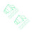 40Pcs Plastic Hospital Drip Bottle Hanging Net Covers Green 5