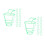40Pcs Plastic Hospital Drip Bottle Hanging Net Covers Green 6