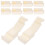 30Pcs Beige Plastic Shrimp Sturdy Kitchen Crawfish Sheller Tool 2
