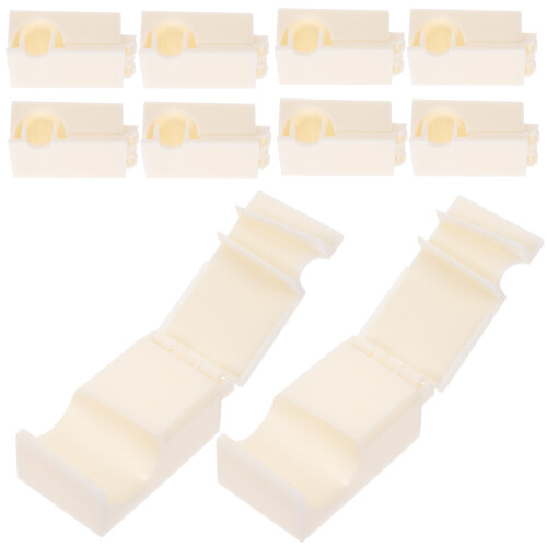 30Pcs Beige Plastic Shrimp Sturdy Kitchen Crawfish Sheller Tool 1